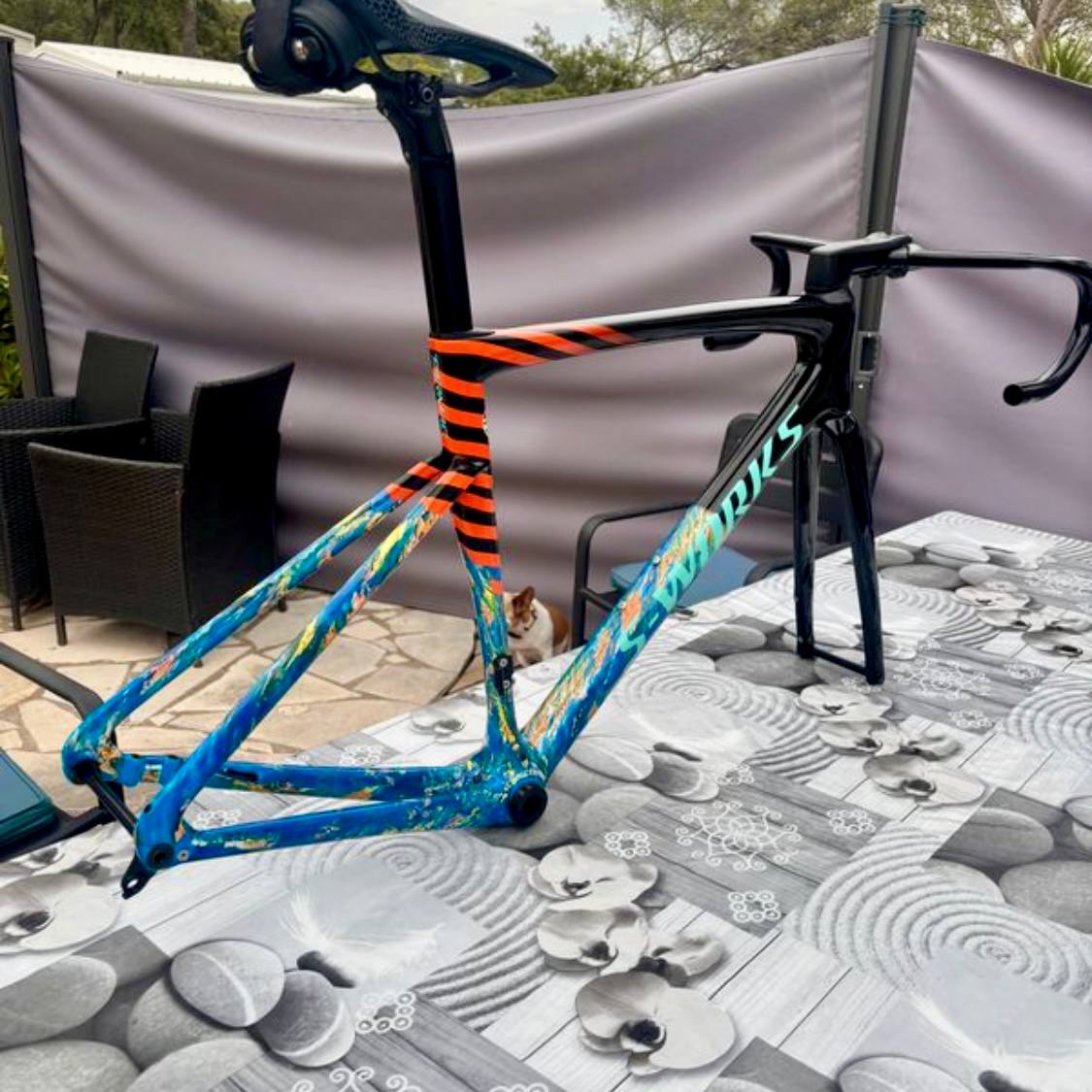 Cadre VTT électrique enduro carbone – Suspension arrière – Taille XL